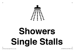 Showers with Single Stalls